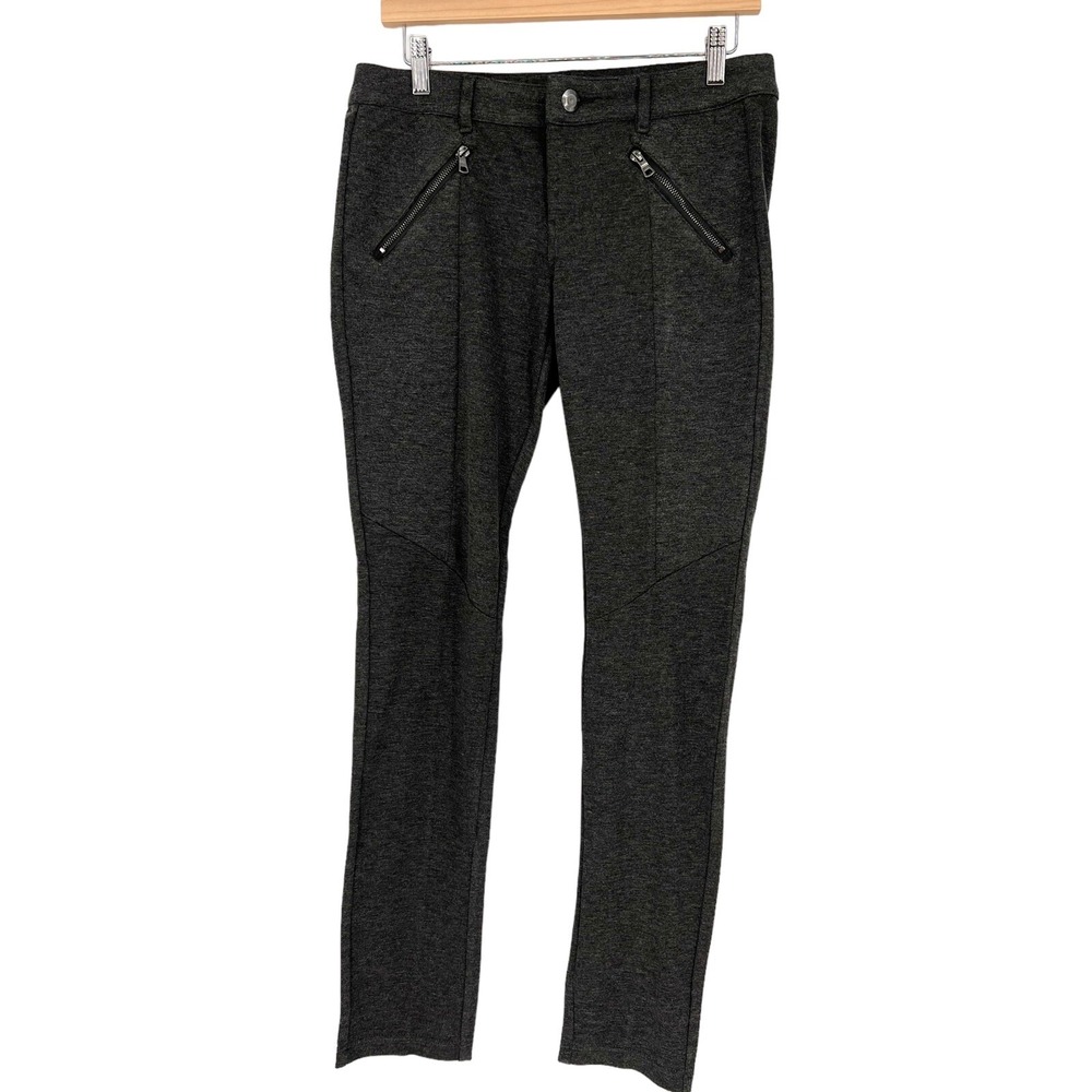 Boom Boom Jeans Size 13 Francesca's Stretch Pants Gray Quilt Skinny Faux Pockets